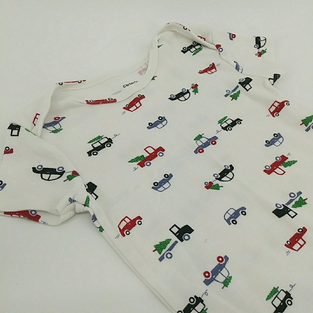 Carter's Christmas Tree Truck Onesie 18 Months